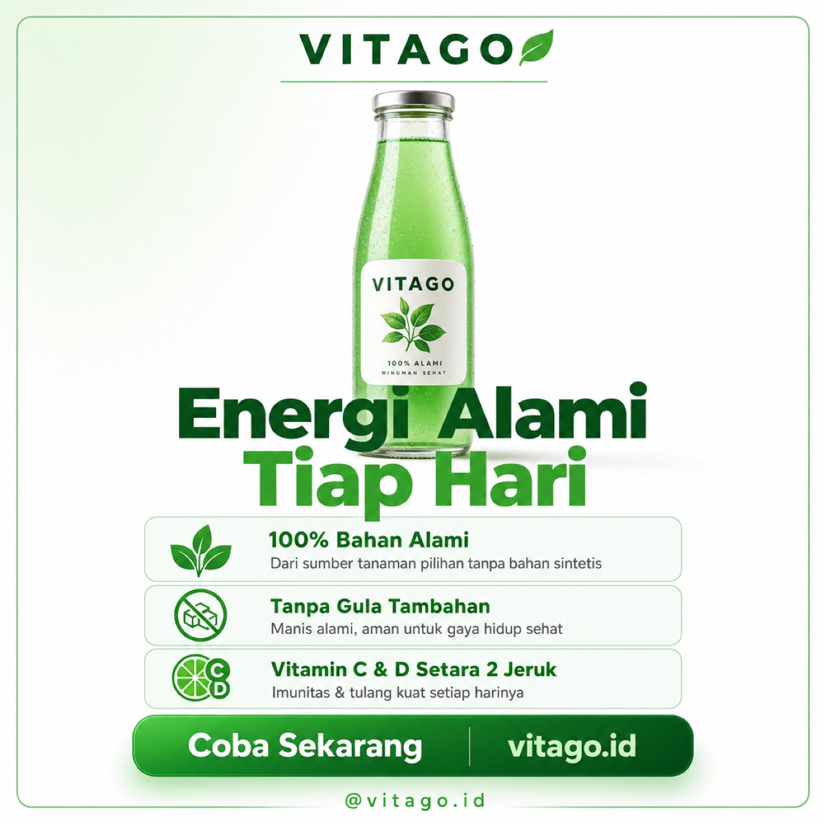 Desain edukasi produk minuman